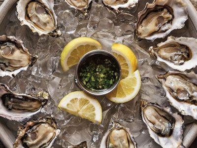 Hog Wash Raw Oysters Topping